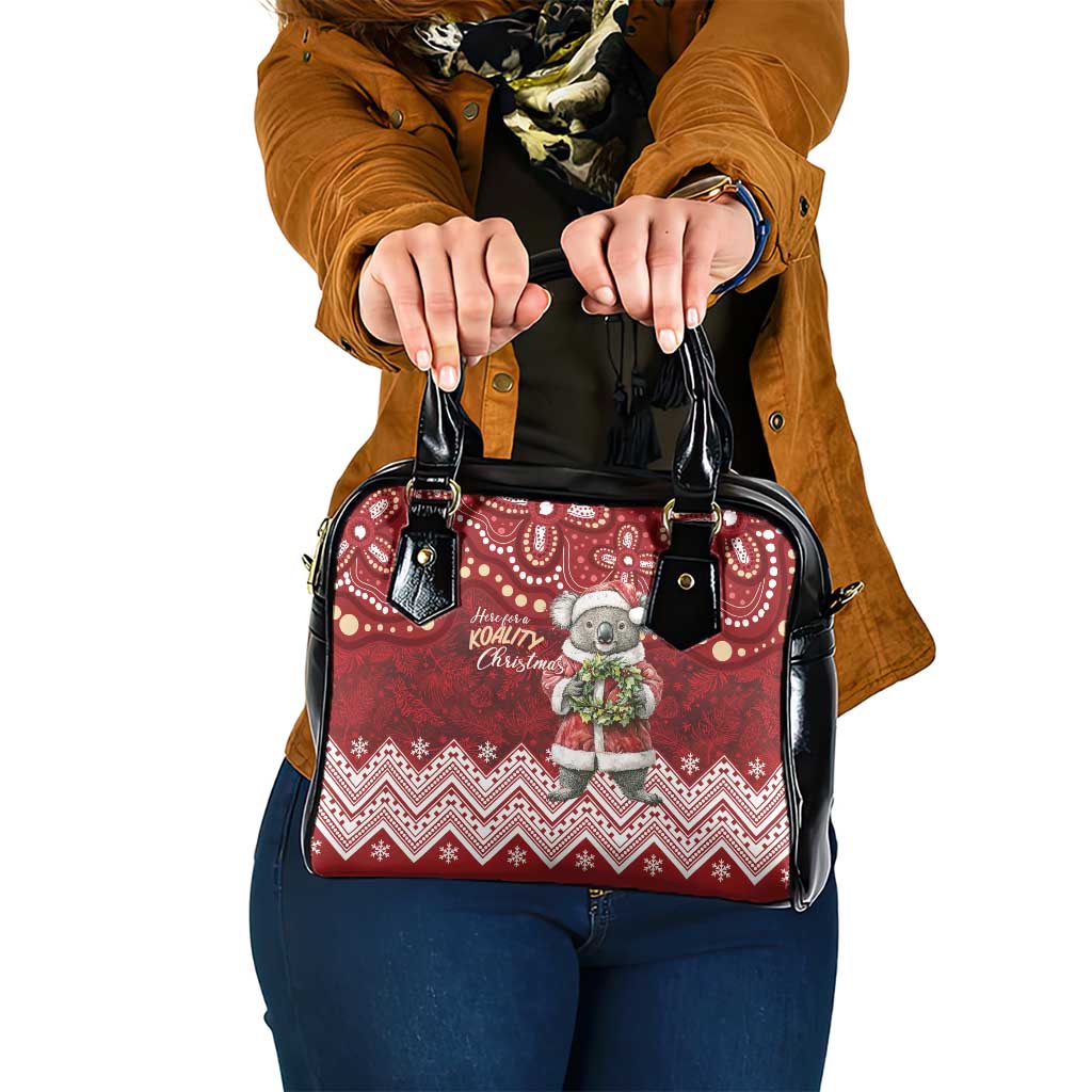 Here For A Koality Xmas Australia Abogirinal Shoulder Handbag Santa Koala - Aussie Hoodie