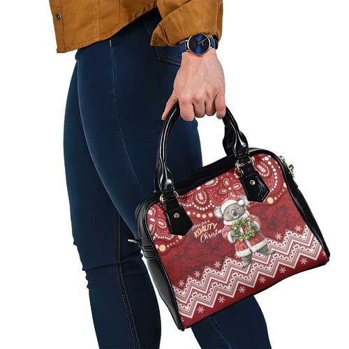Here For A Koality Xmas Australia Abogirinal Shoulder Handbag Santa Koala - Aussie Hoodie