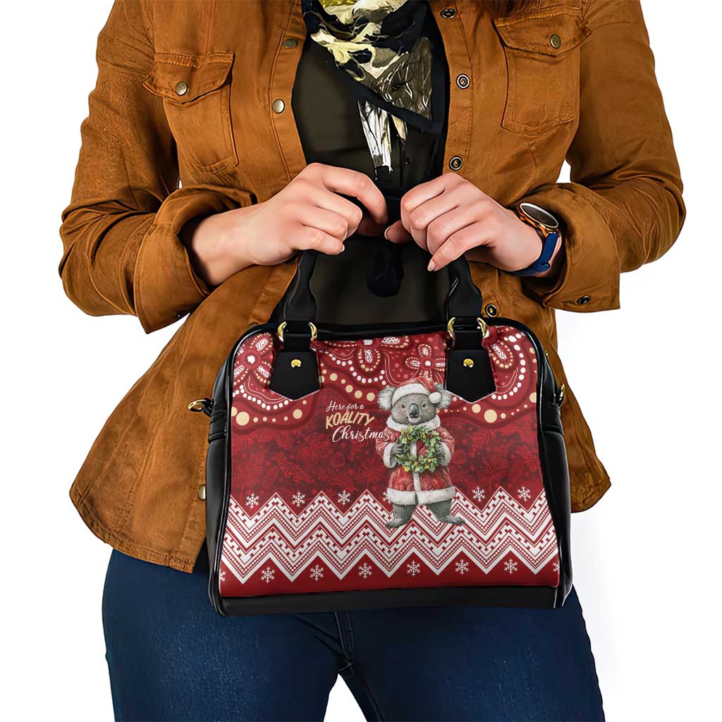 Here For A Koality Xmas Australia Abogirinal Shoulder Handbag Santa Koala - Aussie Hoodie