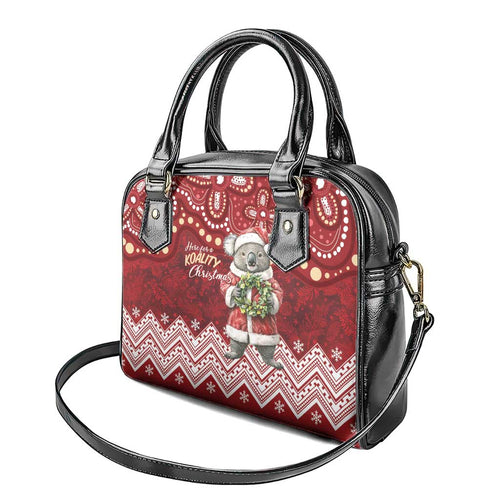 Here For A Koality Xmas Australia Abogirinal Shoulder Handbag Santa Koala - Aussie Hoodie