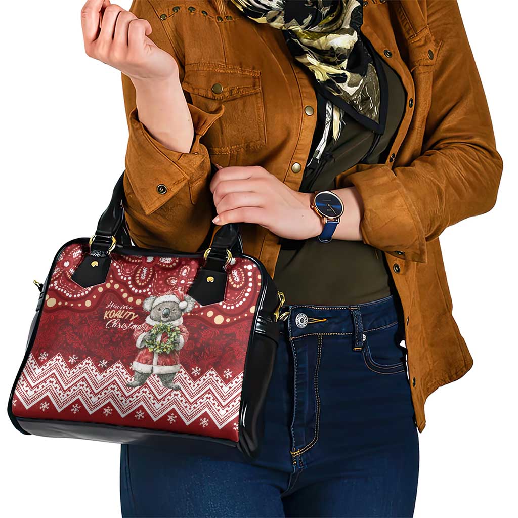 Here For A Koality Xmas Australia Abogirinal Shoulder Handbag Santa Koala - Aussie Hoodie