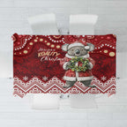 Here For A Koality Xmas Australia Abogirinal Tablecloth Santa Koala - Aussie Hoodie
