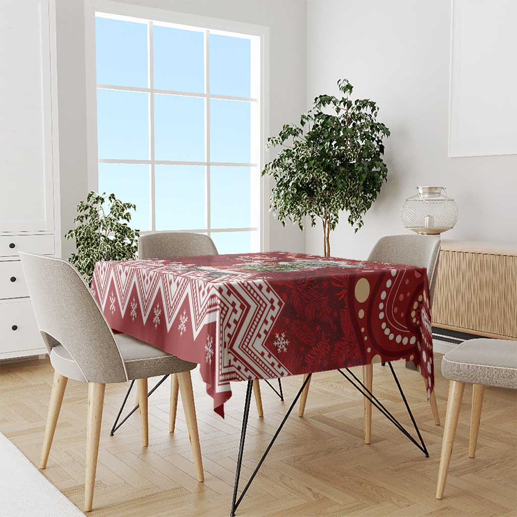 Here For A Koality Xmas Australia Abogirinal Tablecloth Santa Koala - Aussie Hoodie