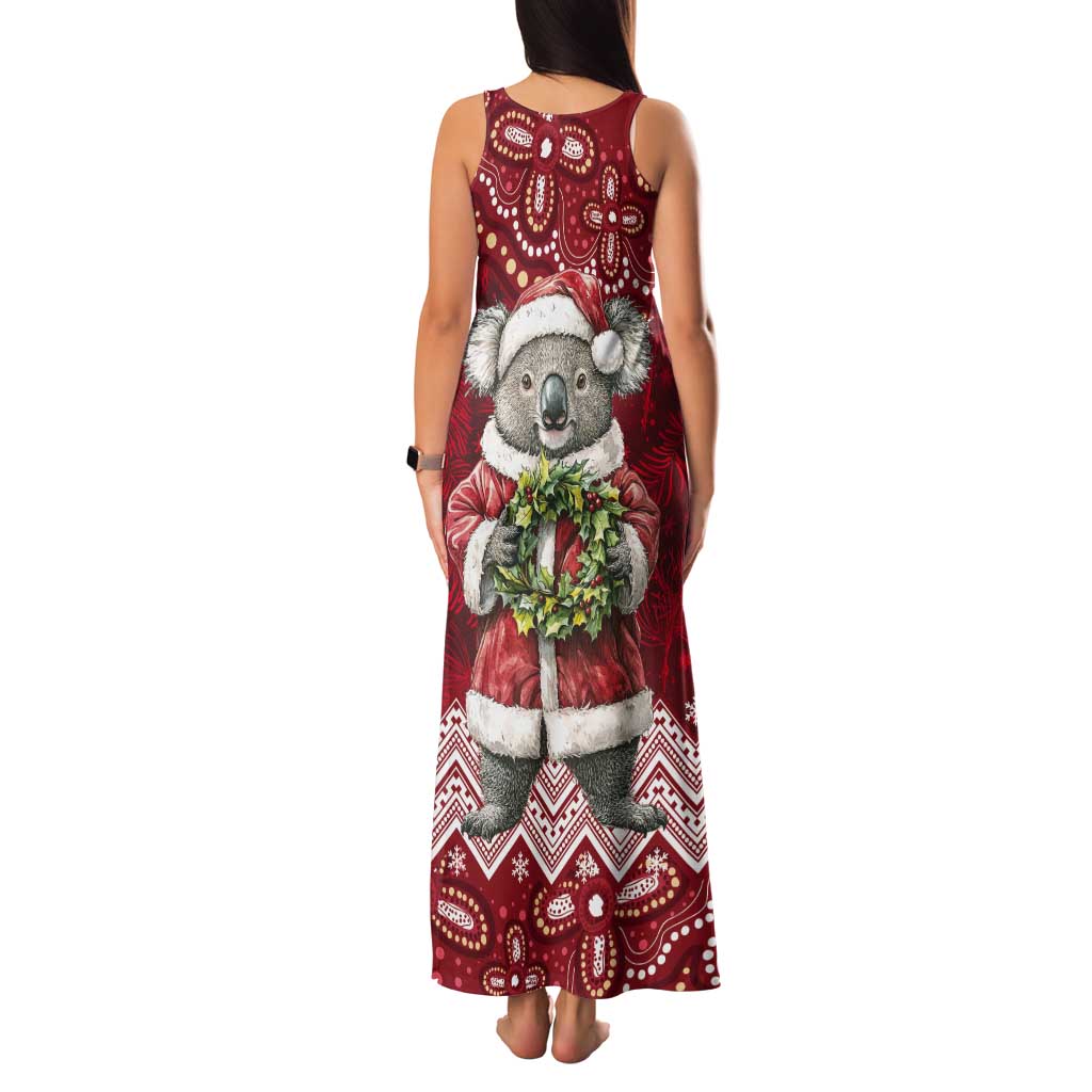 Here For A Koality Xmas Australia Abogirinal Tank Maxi Dress Santa Koala - Aussie Hoodie