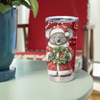 Here For A Koality Xmas Australia Abogirinal Tumbler Cup Santa Koala - Aussie Hoodie