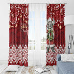 Here For A Koality Xmas Australia Abogirinal Window Curtain Santa Koala - Aussie Hoodie