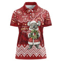 Here For A Koality Xmas Australia Abogirinal Women Polo Shirt Santa Koala - Aussie Hoodie