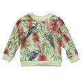 Australia Christmas Kid Ugly Christmas Sweater Kookaburra Santa on Callistemon - Pastel