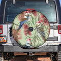 Australia Christmas Spare Tire Cover Kookaburra Santa on Callistemon - Pastel