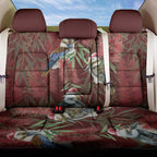 Australia Christmas Back Car Seat Cover Kookaburra Santa on Red Bottlebrush