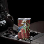 Australia Christmas Tumbler Cup Kookaburra Santa on Red Bottlebrush