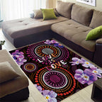 Australia First Nation LGBT - Lesbian Week Area Rug Sapphic Violet - Love Is Love - Aussie Hoodie