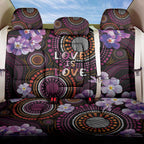 Australia First Nation LGBT - Lesbian Week Back Car Seat Cover Sapphic Violet - Love Is Love - Aussie Hoodie