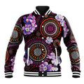Australia First Nation LGBT - Lesbian Week Baseball Jacket Sapphic Violet - Love Is Love - Aussie Hoodie