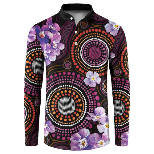 Australia First Nation LGBT - Lesbian Week Button Sweatshirt Sapphic Violet - Love Is Love - Aussie Hoodie