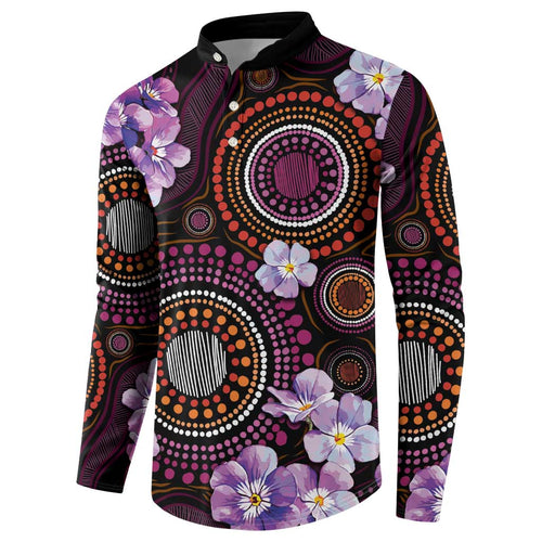 Australia First Nation LGBT - Lesbian Week Button Sweatshirt Sapphic Violet - Love Is Love - Aussie Hoodie