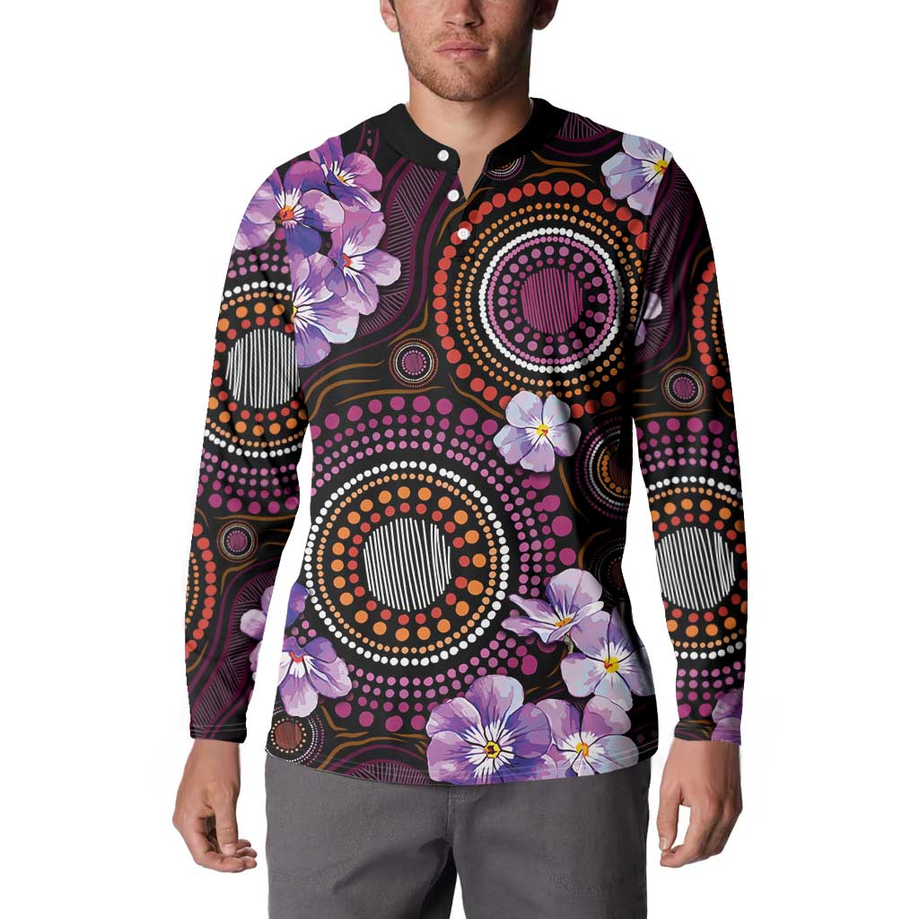 Australia First Nation LGBT - Lesbian Week Button Sweatshirt Sapphic Violet - Love Is Love - Aussie Hoodie