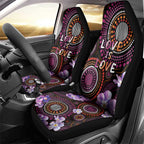 Australia First Nation LGBT - Lesbian Week Car Seat Cover Sapphic Violet - Love Is Love - Aussie Hoodie