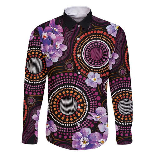 Australia First Nation LGBT - Lesbian Week Family Matching Long Sleeve Bodycon Dress and Hawaiian Shirt Sapphic Violet - Love Is Love - Aussie Hoodie