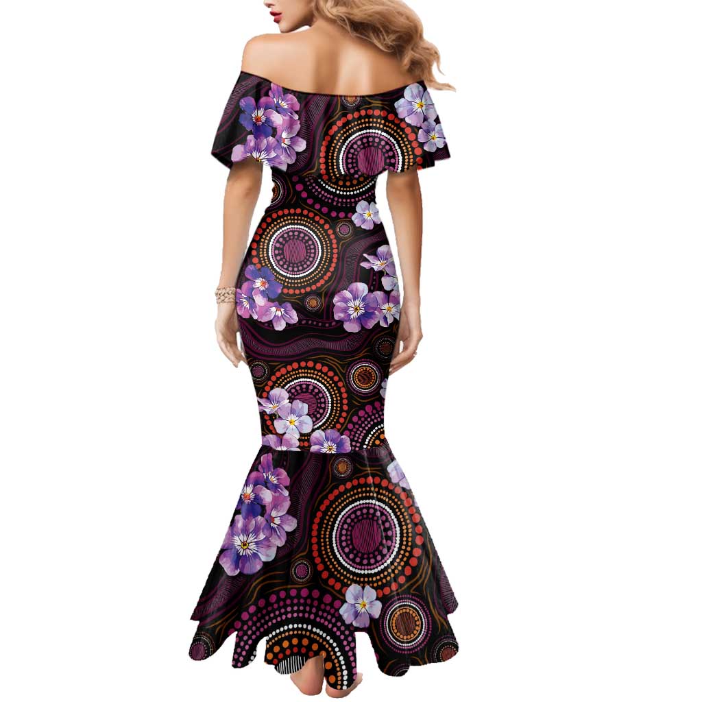 Australia First Nation LGBT - Lesbian Week Family Matching Mermaid Dress and Hawaiian Shirt Sapphic Violet - Love Is Love - Aussie Hoodie