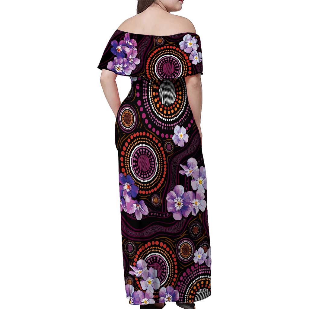Australia First Nation LGBT - Lesbian Week Family Matching Off Shoulder Maxi Dress and Hawaiian Shirt Sapphic Violet - Love Is Love - Aussie Hoodie