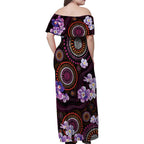 Australia First Nation LGBT - Lesbian Week Family Matching Off Shoulder Maxi Dress and Hawaiian Shirt Sapphic Violet - Love Is Love - Aussie Hoodie