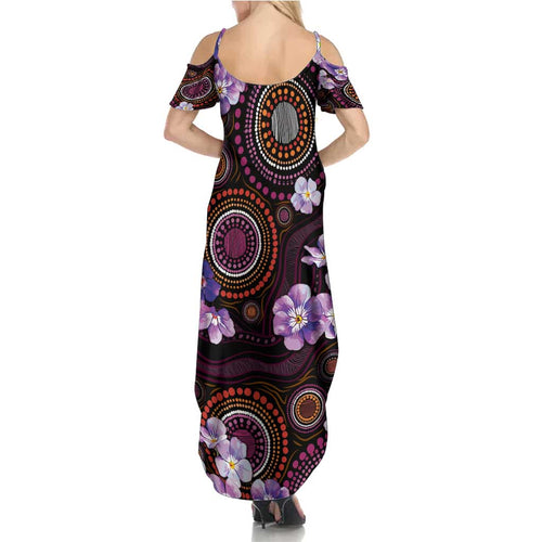 Australia First Nation LGBT - Lesbian Week Family Matching Summer Maxi Dress and Hawaiian Shirt Sapphic Violet - Love Is Love - Aussie Hoodie