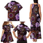 Australia First Nation LGBT - Lesbian Week Family Matching Tank Maxi Dress and Hawaiian Shirt Sapphic Violet - Love Is Love - Aussie Hoodie