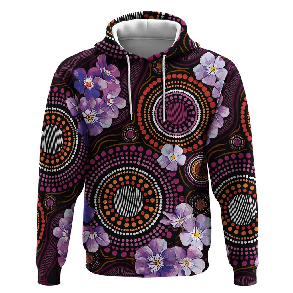 Australia First Nation LGBT - Lesbian Week Hoodie Sapphic Violet - Love Is Love - Aussie Hoodie