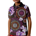 Australia First Nation LGBT - Lesbian Week Kid Polo Shirt Sapphic Violet - Love Is Love - Aussie Hoodie