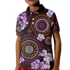 Australia First Nation LGBT - Lesbian Week Kid Polo Shirt Sapphic Violet - Love Is Love - Aussie Hoodie