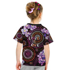 Australia First Nation LGBT - Lesbian Week Kid T Shirt Sapphic Violet - Love Is Love - Aussie Hoodie