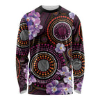Australia First Nation LGBT - Lesbian Week Long Sleeve Shirt Sapphic Violet - Love Is Love - Aussie Hoodie