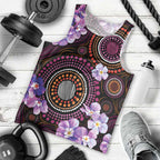 Australia First Nation LGBT - Lesbian Week Men Tank Top Sapphic Violet - Love Is Love - Aussie Hoodie