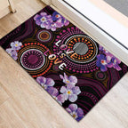 Australia First Nation LGBT - Lesbian Week Rubber Doormat Sapphic Violet - Love Is Love - Aussie Hoodie