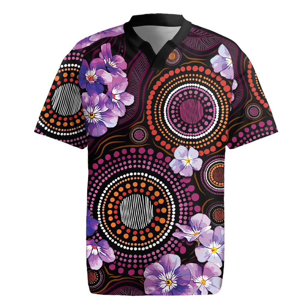 Australia First Nation LGBT - Lesbian Week Rugby Jersey Sapphic Violet - Love Is Love - Aussie Hoodie