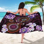 Australia First Nation LGBT - Lesbian Week Sarong Sapphic Violet - Love Is Love - Aussie Hoodie