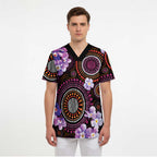 Australia First Nation LGBT - Lesbian Week Scrub Top Sapphic Violet - Love Is Love - Aussie Hoodie