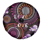 Australia First Nation LGBT - Lesbian Week Spare Tire Cover Sapphic Violet - Love Is Love - Aussie Hoodie