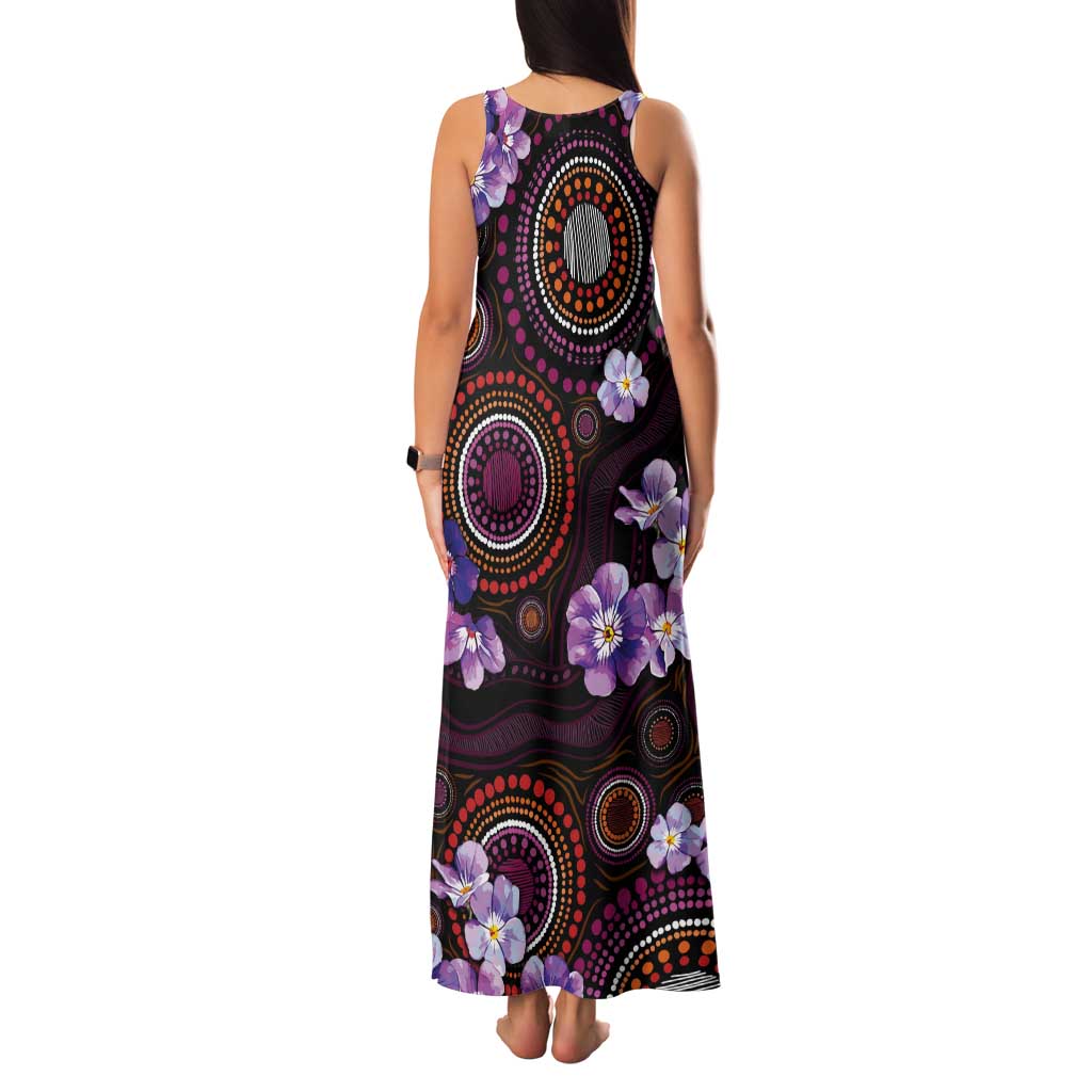 Australia First Nation LGBT - Lesbian Week Tank Maxi Dress Sapphic Violet - Love Is Love - Aussie Hoodie