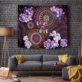Australia First Nation LGBT - Lesbian Week Tapestry Sapphic Violet - Love Is Love - Aussie Hoodie