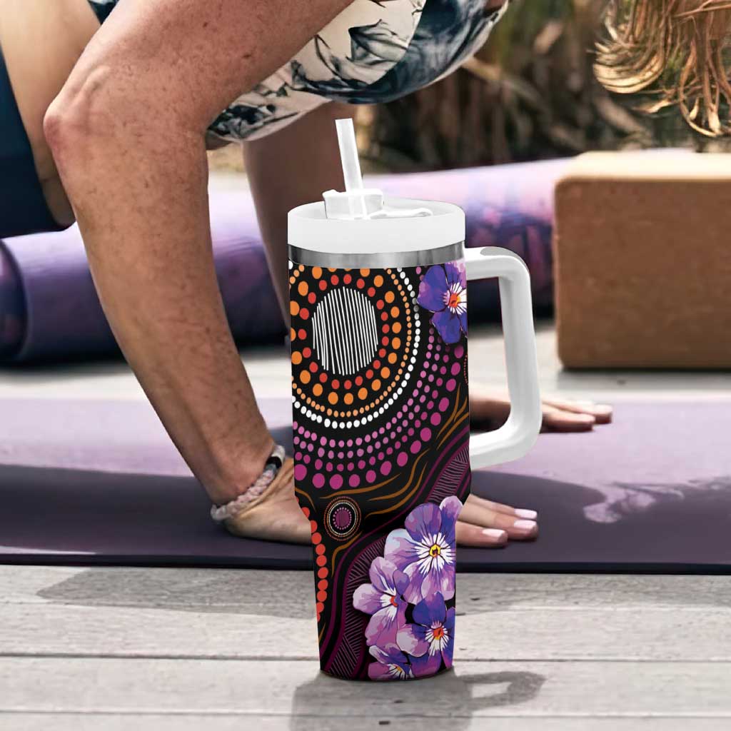 Australia First Nation LGBT - Lesbian Week Tumbler With Handle Sapphic Violet - Love Is Love - Aussie Hoodie