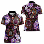 Australia First Nation LGBT - Lesbian Week Women Polo Shirt Sapphic Violet - Love Is Love - Aussie Hoodie