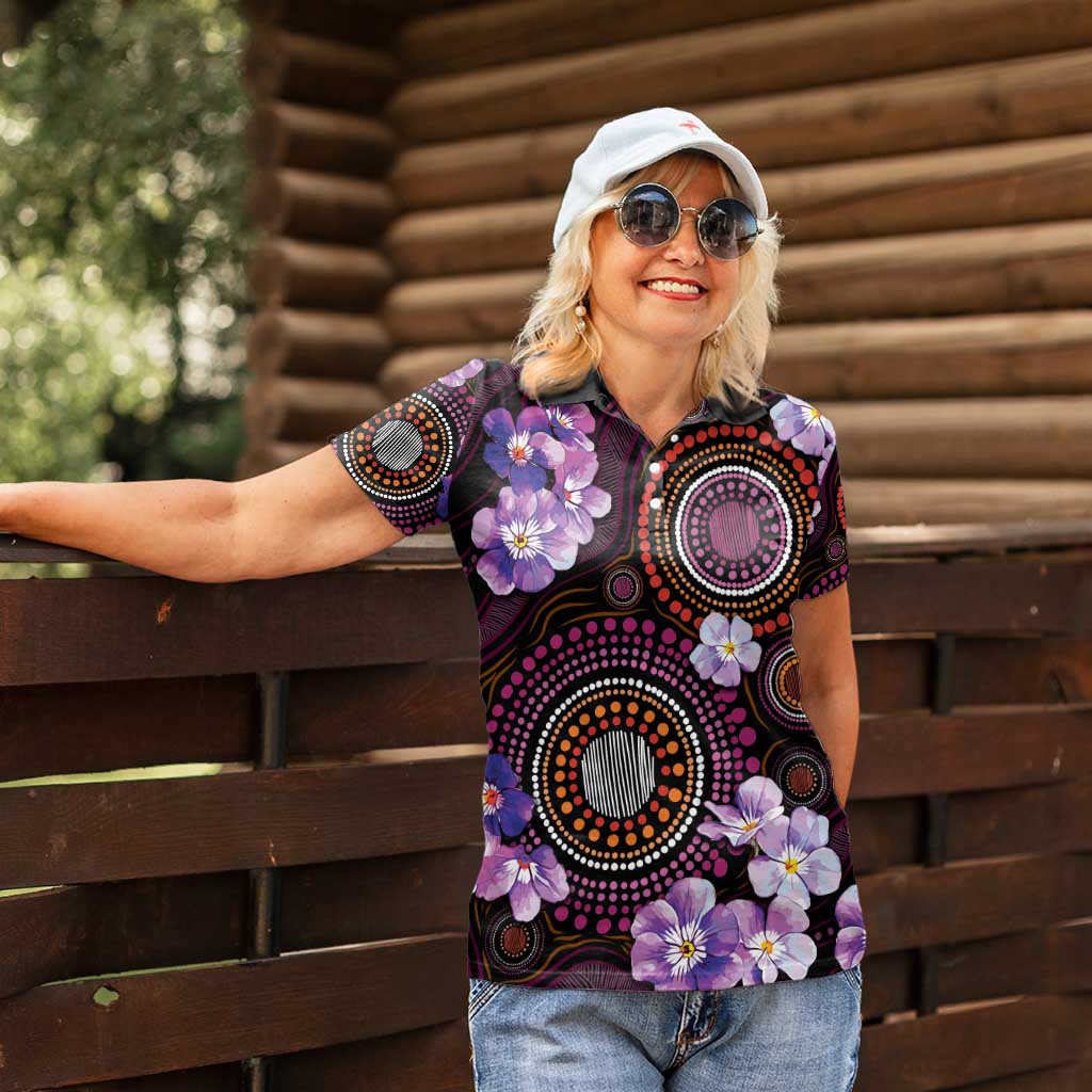 Australia First Nation LGBT - Lesbian Week Women Polo Shirt Sapphic Violet - Love Is Love - Aussie Hoodie