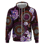 Australia First Nation LGBT - Lesbian Week Zip Hoodie Sapphic Violet - Love Is Love - Aussie Hoodie
