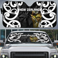 New Zealand WC2026 Black Auto Sun Shade Silver Fern