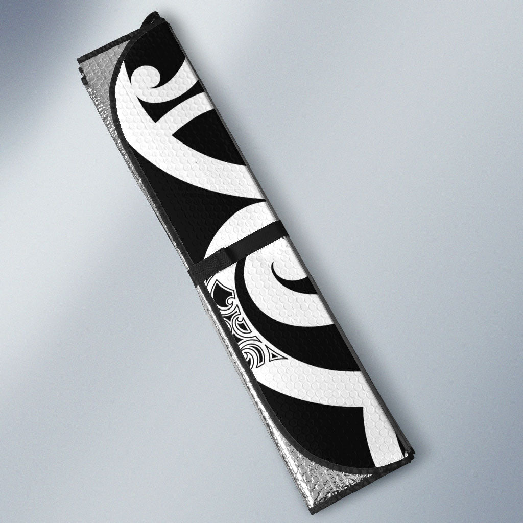 New Zealand WC2026 Black Auto Sun Shade Silver Fern