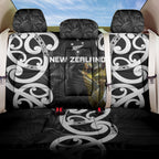 New Zealand WC2026 Black Back Car Seat Cover Silver Fern