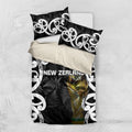 New Zealand WC2026 Black Bedding Set Silver Fern