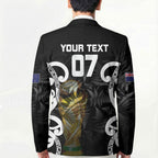 New Zealand WC2026 Custom Black Blazer Silver Fern